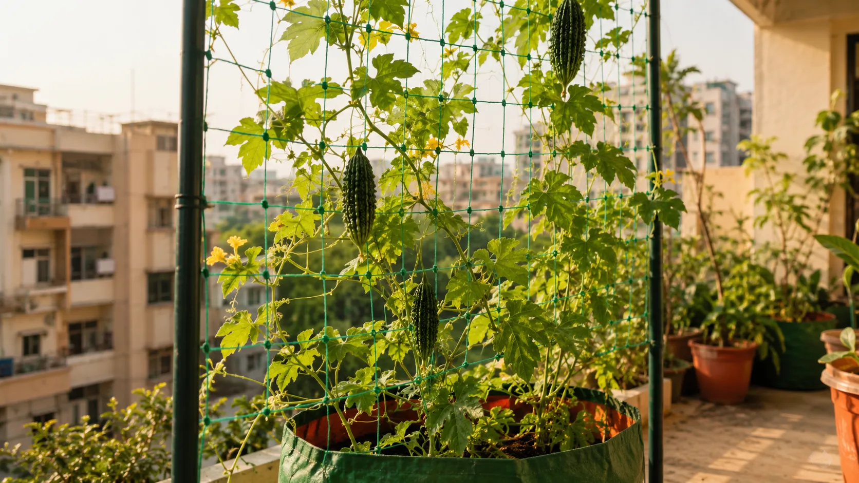 Plastic Netting Trellis
